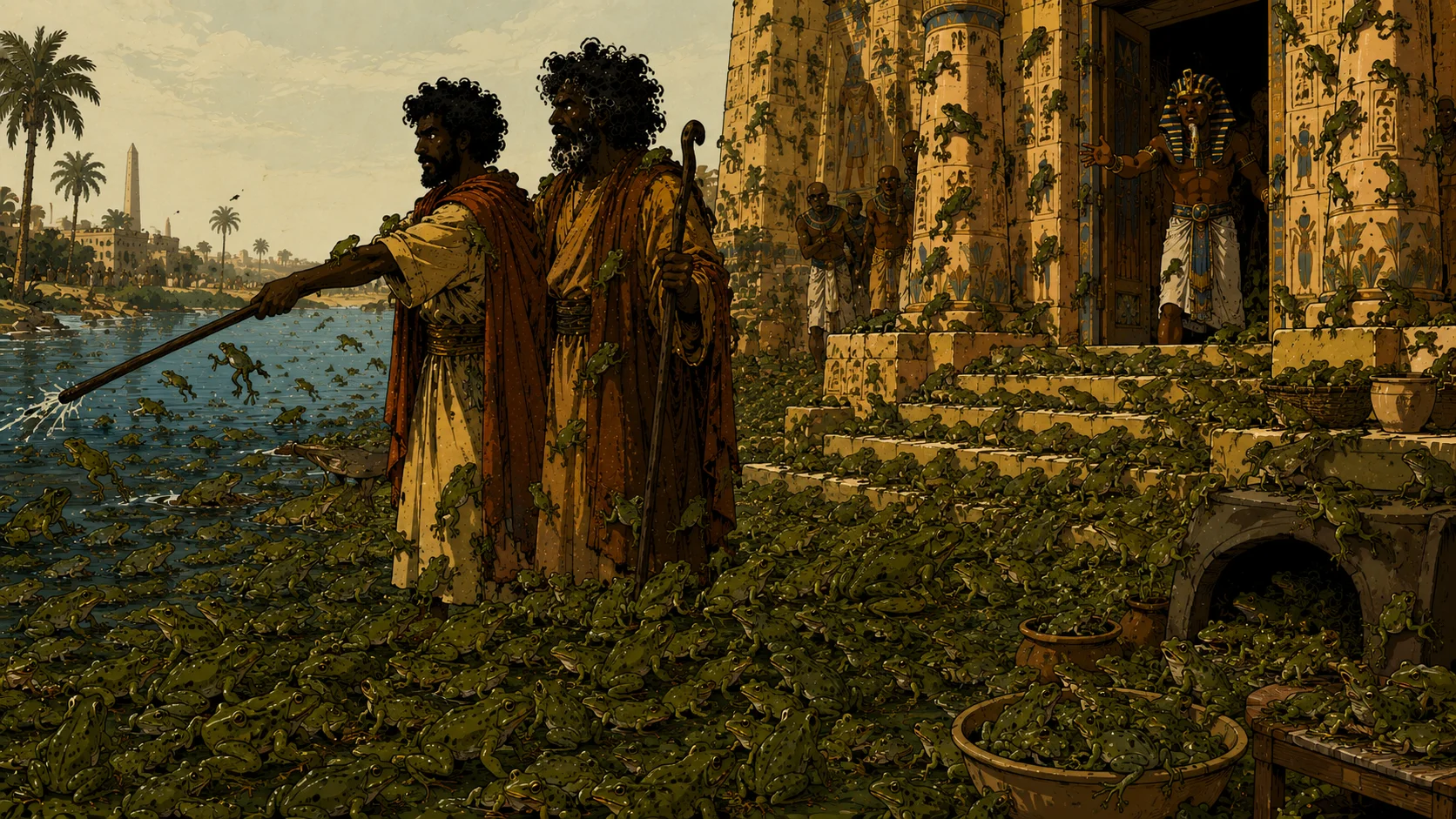 Plague Two — The Frogs Ascend — Exodus 8:1–15